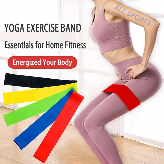 Gambar Resistance band 5 in 1 exercise karet Olahraga resistance 5 pcs set GRATIS tas dari All sports medan undefined Tokopedia