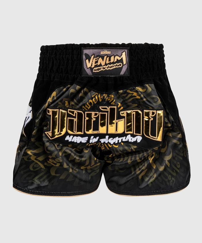 Gambar VENUM MUAY THAI ATTACK SHORT CELANA MUAY THAI - BLACK GOLD, S dari Immortal Fightshop undefined Tokopedia
