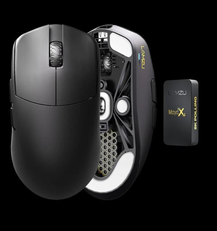 Gambar Lamzu Maya X Wireless 8K Gaming Mouse Ultra-lightweight Pixart PAW-3950 - Black dari Lamzu Indonesia undefined Tokopedia