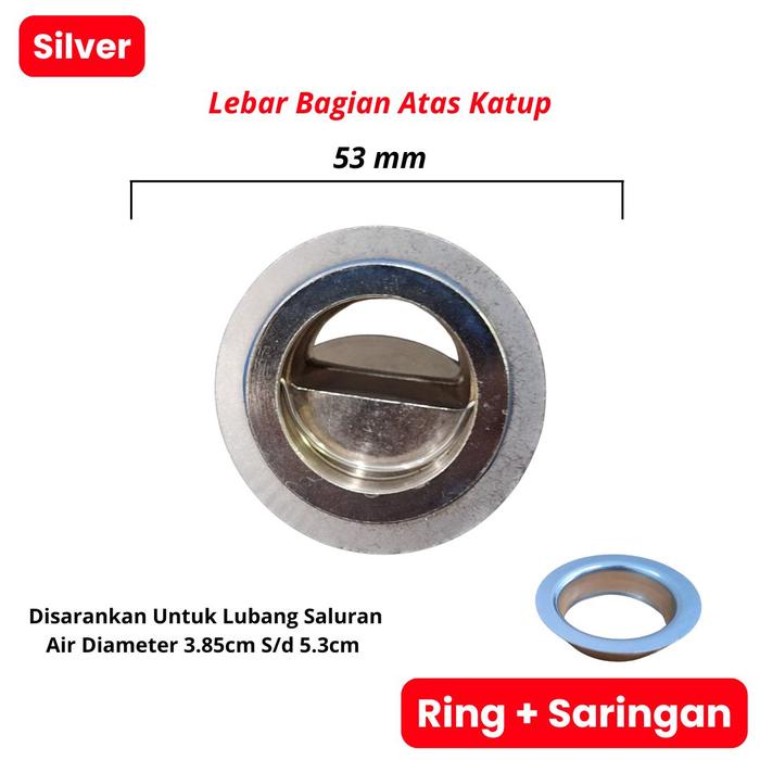 Gambar Toilet Floor Drain Deodorant Handy Tool Copper Inner Core Deodorizer - SILVER+RING dari Pelayan Anda undefined Tokopedia