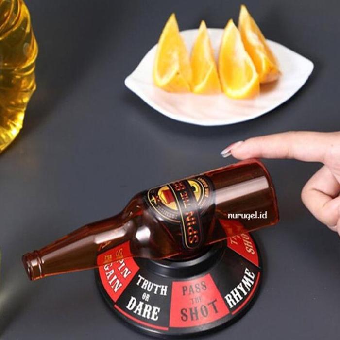 Gambar ATS - Spin The Bottle Drinking Party Game Mainan Pesta Minum Truth or Dare - BOTOL COKELAT dari ATS 15 STORE undefined Tokopedia