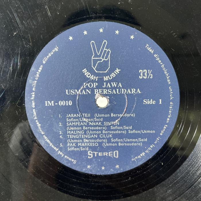 LP Indonesia 「 Usman Bersaudara 」 Tropical Urban Psyche