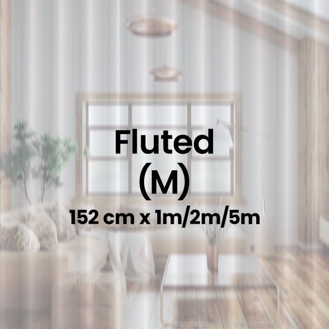 Gambar ALPHAMAX Fluted/Morru Sticker | Sticker Kaca Fluted/Morru Jendela | Sticker Kaca Fluted/Morru Pintu - Fluted (M), 5 meter dari Safe-Home undefined Tokopedia