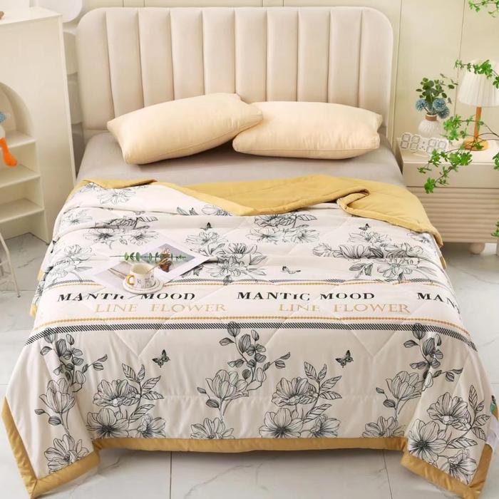 Gambar Selimut Tencel Premium High Quality Coolsoft Feeling Ukuran 180x200cm kj12 - 03 dari Wennie show undefined Tokopedia
