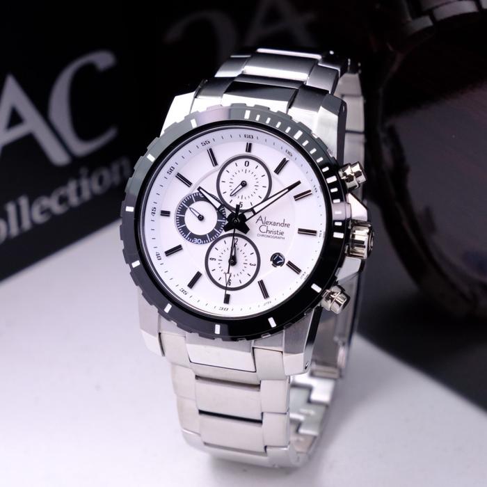Gambar Jam Tangan Pria Alexandre Christie AC6141/AC 6141 Black Rosegold - Silver White dari Khaira Arloji undefined Tokopedia