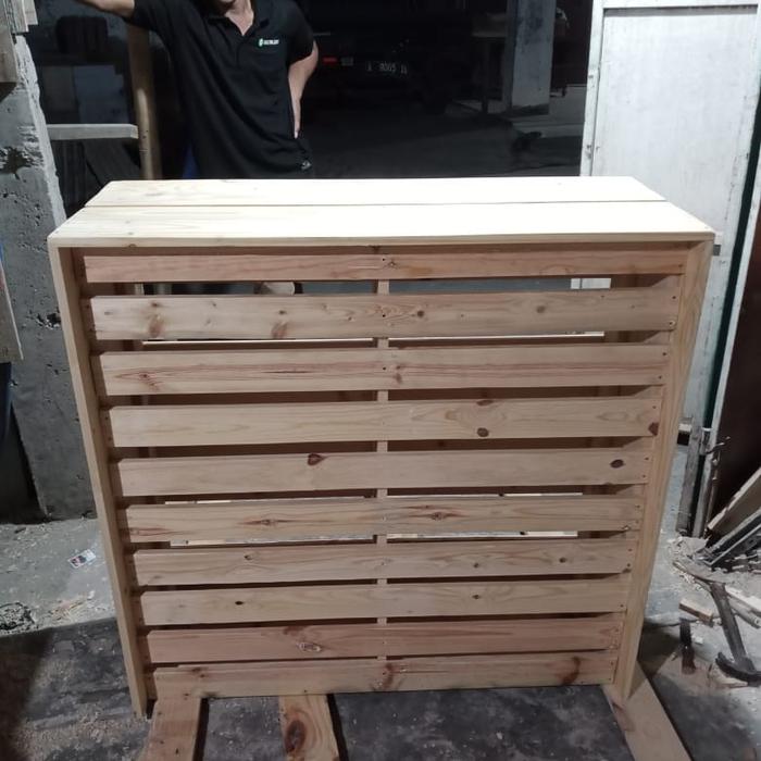 Gambar Divan Pallet 120x200x30 Alas Tempat Tidur kayu Palet Jati Belanda Dipan estetik - vernish, 100 x 200 x 30 dari dreamnightproject undefined Tokopedia
