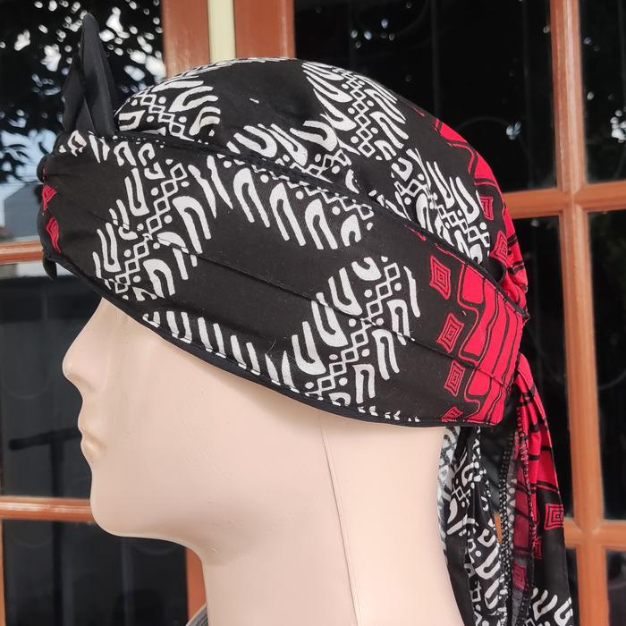 Gambar Topi Tradisional Blangkon Adat Jawa Dewasa Motif Solo Jogja - 4 dari Dhara eMart undefined Tokopedia