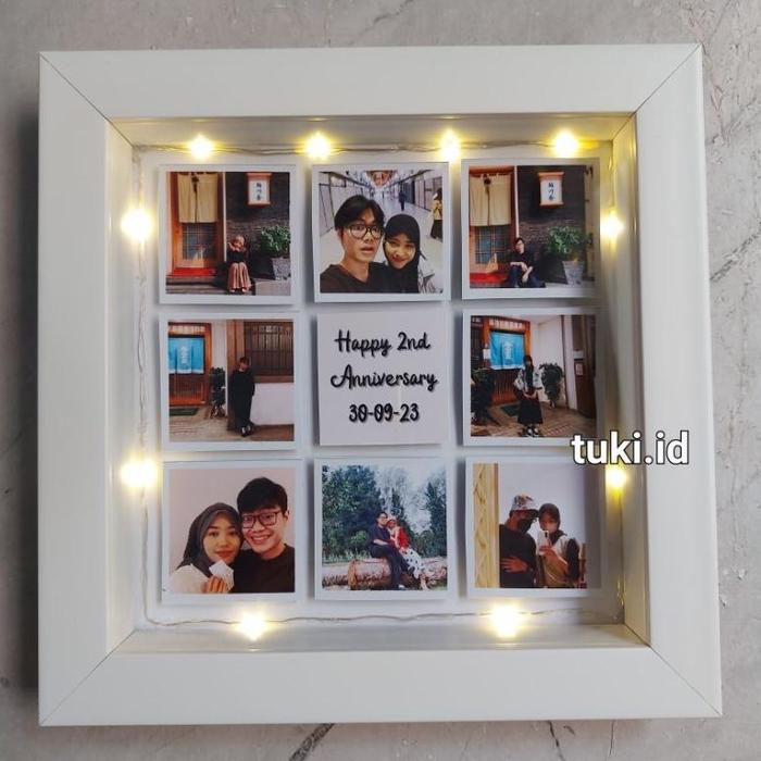 Gambar [SS] FRAME FOTO 3D POP UP FRAME 3D FRAME CUSTOM HADIAH BIRTHDAY, WISUDA, ANNIVERSARY DLL - Putih dari SHANNN SHOP undefined Tokopedia