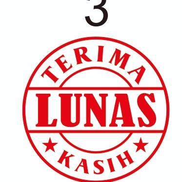 Gambar stempel lunas - 3, ungu/violet dari spesialis.idcard undefined Tokopedia