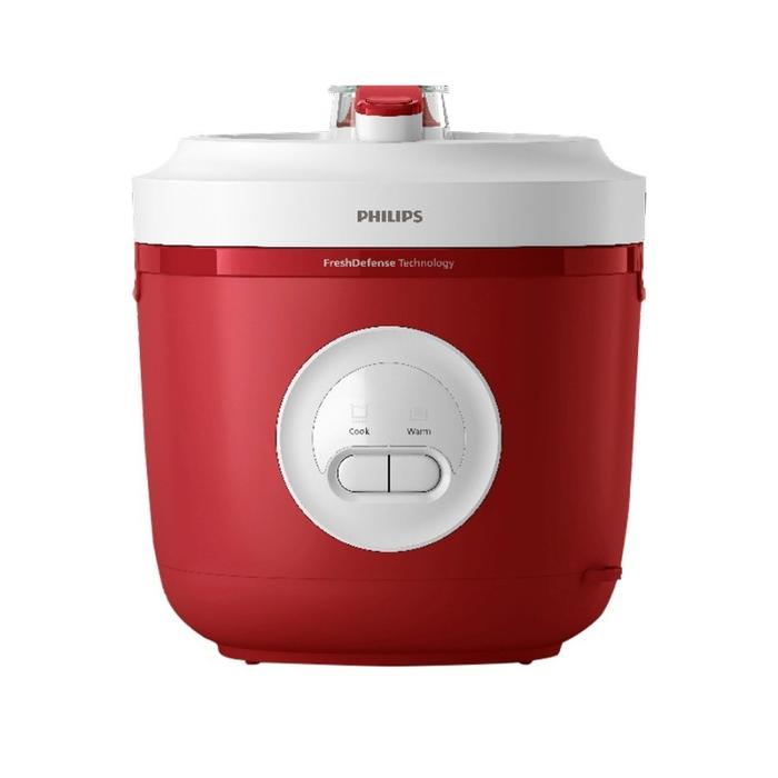 Gambar RICE COOKER PHILIPS HD 3210 Diamond Coating - Kapasitas 1.8 Liter - Merah dari TOKO JAWA ELECTRIK undefined Tokopedia