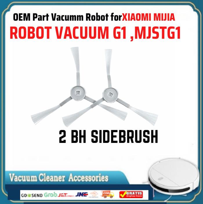Gambar Xiaomi robot vacuum mjstgi g1 essential batere charging dock dustbox watertank mop hepa filter - 1 PSG SIDEBRUSH dari Home Appliance center undefined Tokopedia