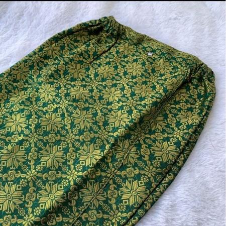 Gambar Rok Span Songket Putih / Rok Wanita Motif Songket / Rok Instan - HIJAU GOLD, SIZE 1 dari Toko Kebaya Nusantara undefined Tokopedia