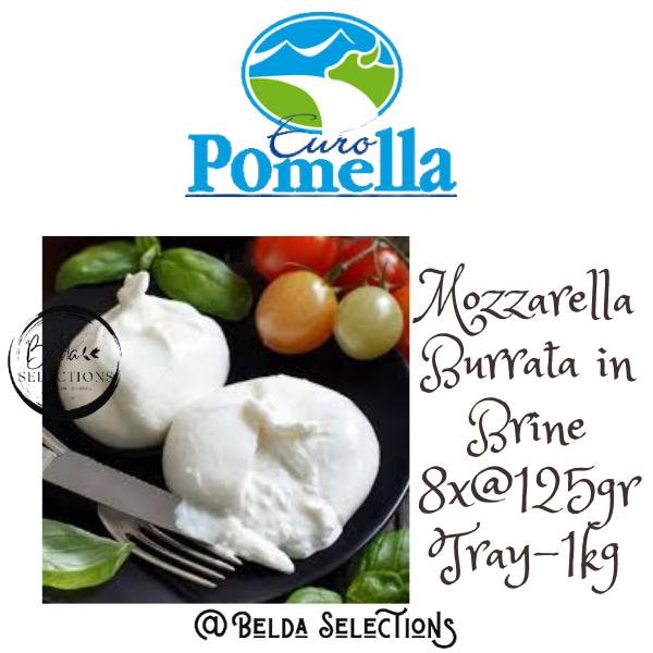 Gambar Europomella Mozzarella Burrata in brine 100gr and 1kg - 1 kg dari belda selections undefined Tokopedia