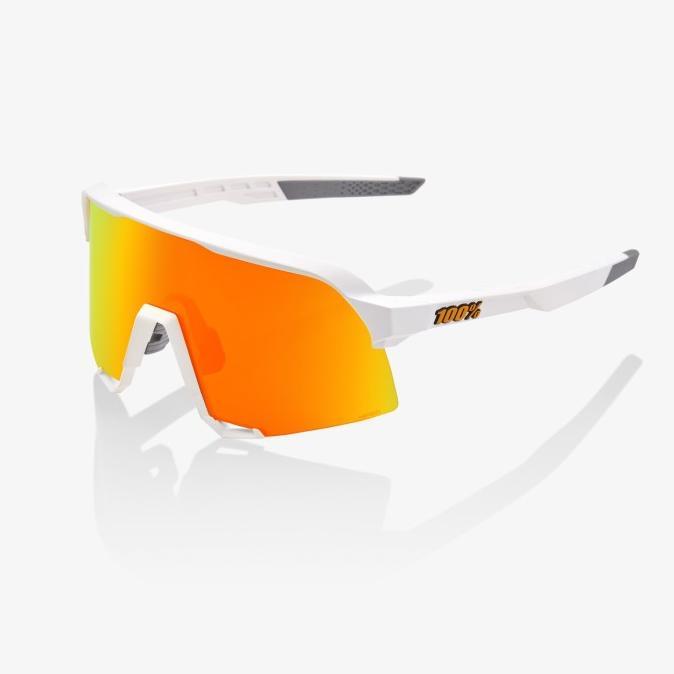 Gambar [PROMO] SUNGLASSES 100% S3 WHITE, HIPER RED MULTILAYER MIRROR LENS PACKING AMAN dari brakpeed undefined Tokopedia