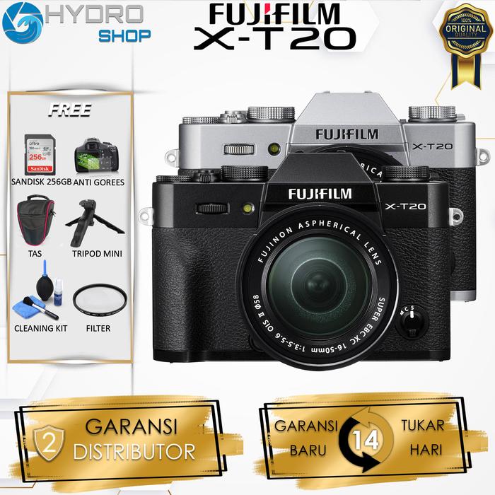 Jual FUJIFILM X-T20 KIT XF18-55mmF2.8-4.0 R LM OIS / FUJIFILM XT20