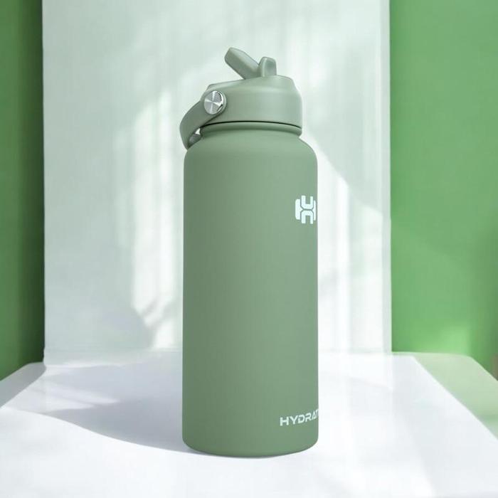 Gambar Botol Minum Tumbler Hydratic Cordevo 32Oz / 1L - Tahan Panas Dingin 12 - 24 Jam - Pea Green - Stainless Steel Double Wall Vacuum Insulated - Olahraga / Gym dari Milla Online Store undefined Tokopedia