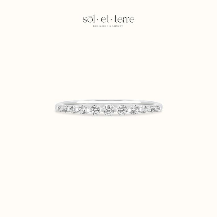 Gambar Sol et Terre - Evolve Diamond Ring - Cincin Pernikahan - White dari Sol et Terre Kota Administrasi Jakarta Utara Tokopedia