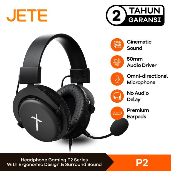Promo Headset Gaming Headphone Gaming JETE-X P2 Series Garansi