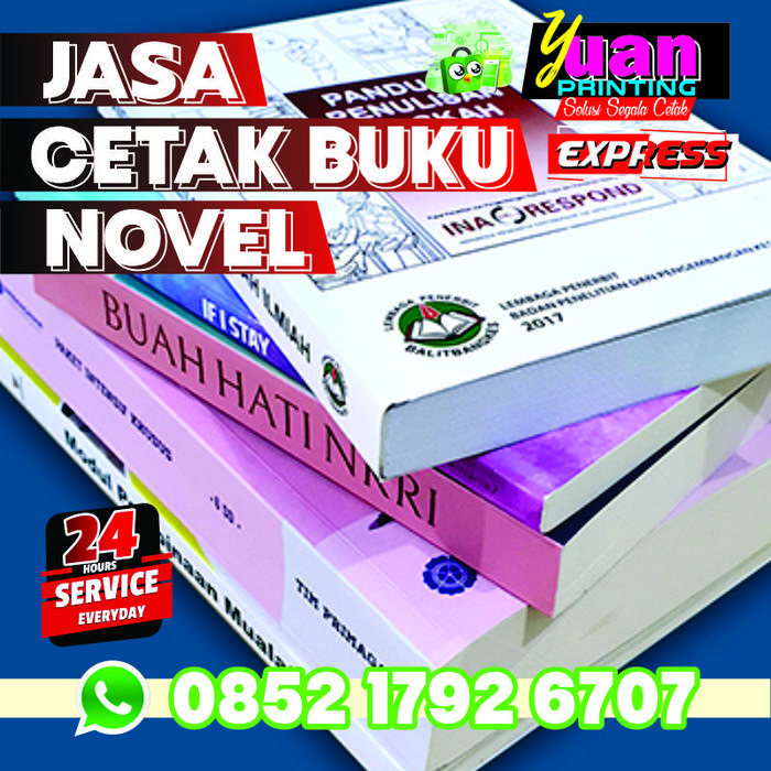 Gambar Jasa Cetak Buku Novel Satuan dari YuanPrinting undefined Tokopedia