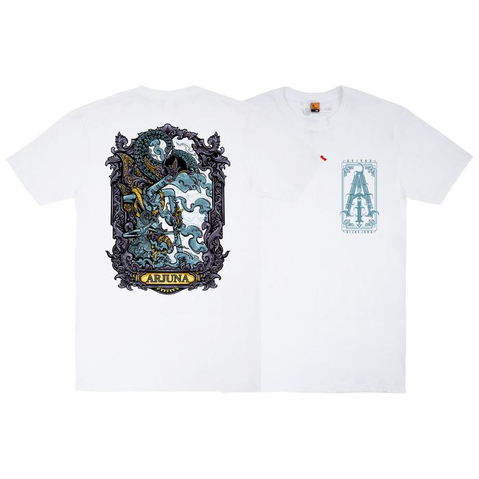 Gambar Kaos Bijak Jawa ARJUNA Lengan Pendek - Putih, S dari BIJAK JAWA OFFICIAL SHOP undefined Tokopedia
