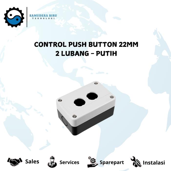 Gambar CONTROL BOX PUSH BUTTON 22 MM 2 LUBANG - 2 LUBANG dari SAMUDERA BIRU TEKNOLOGI undefined Tokopedia