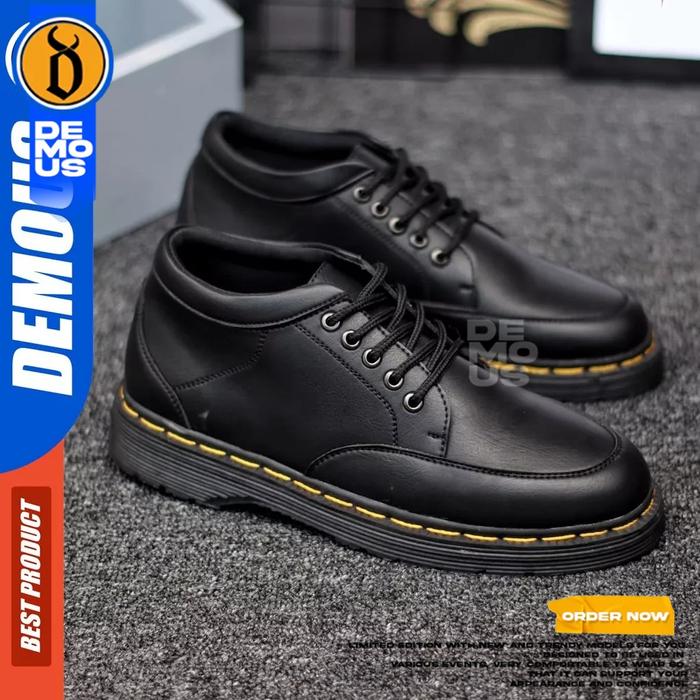 Gambar Sepatu Pantofel Formal Docmart Low Boots Kerja sepatu kerja SEPATU PANTOFEL SEPATU SLIP ON SEPATU KERJA SEPATU KULIAH SEPATU KANTOR - Hitam, 38 dari CV Richlian undefined Tokopedia