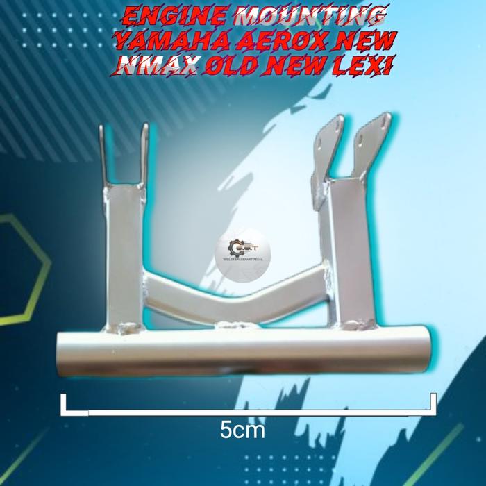 Gambar ENGINE MOUNTING YAMAHA AEROX NEW NMAX OLD NEW LEXI - Putih, 7cm dari seller sparepart tegal undefined Tokopedia