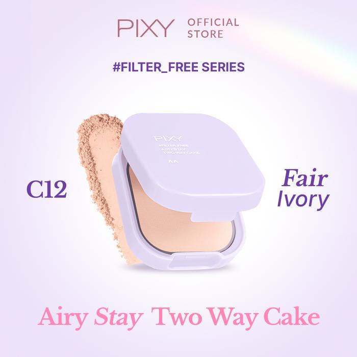 Gambar PIXY #Filter_Free Airy Stay Two Way Cake - C12 Fair Ivory dari Pixy Official Store undefined Tokopedia