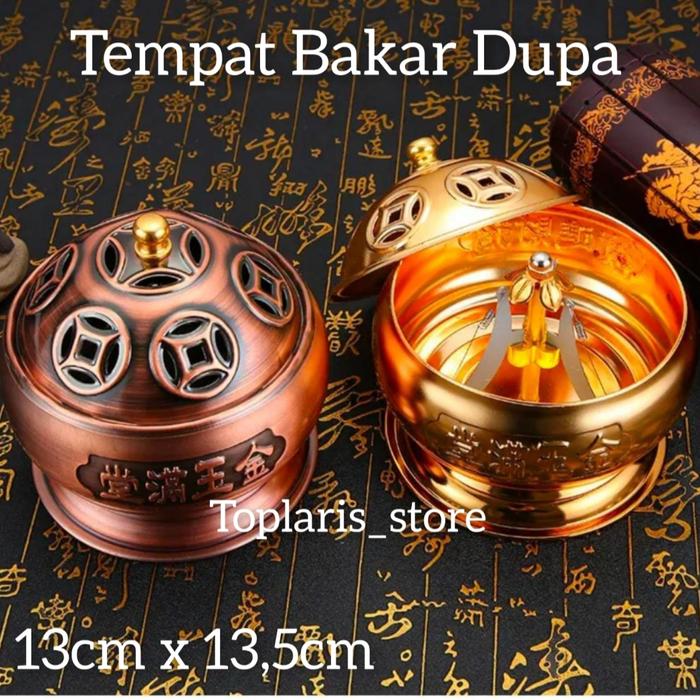 Gambar Tempat Bakar Dupa Lingkar 24 Jam - Emas, KODE 12 JAM dari tokopatungonline undefined Tokopedia