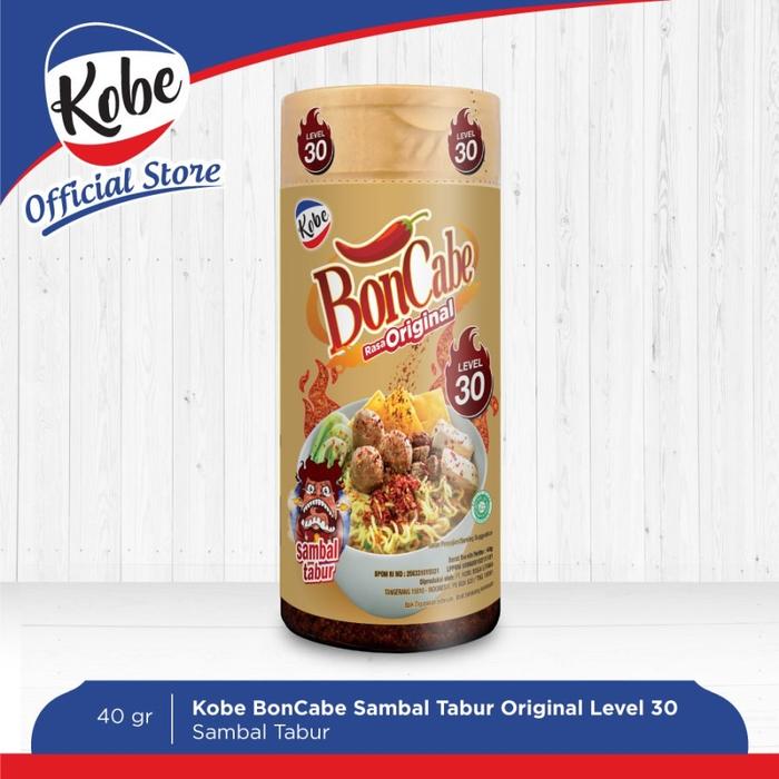 Gambar BONCABE ORIGINAL BOTOL 40 GR LEVEL 30 SAMBAL TABUR dari Mulia Kencana undefined Tokopedia