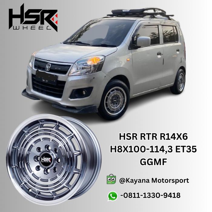 Gambar Velg Mobil Karimun Ring 14 HSR RTR Velg Dan Ban Murah Paket Lengkap R14 dari Kayana Motorsport Yogyakarta undefined Tokopedia
