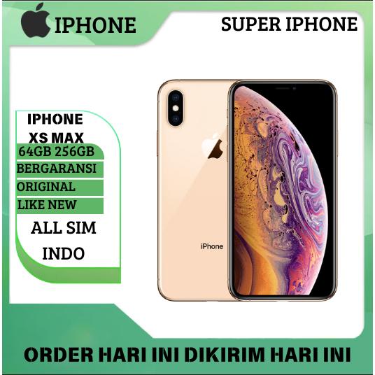 Promo iPhone Xs MAX 64GGB/256GB/ORIGINAL/NEW/FULLSET/GARANSI