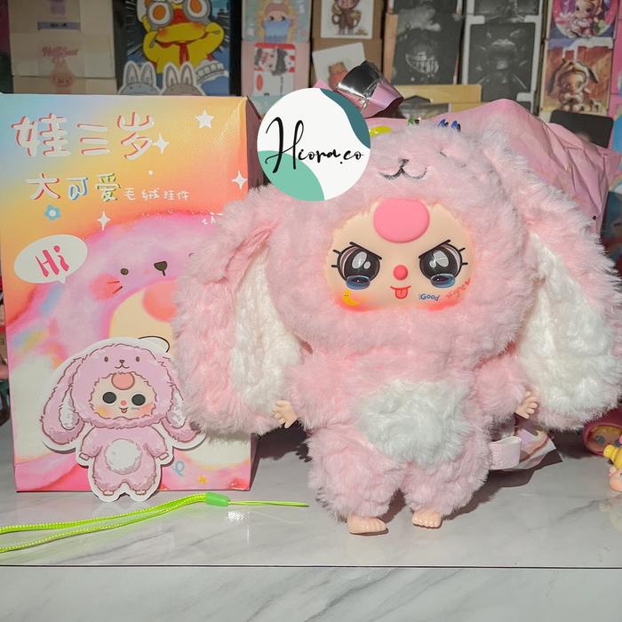 Gambar (READY SIAP KIRIM INSTANT) baby three v3 - rabbit baby three version 3 - rabbit - Bunny (cry eye) dari Hiora undefined Tokopedia