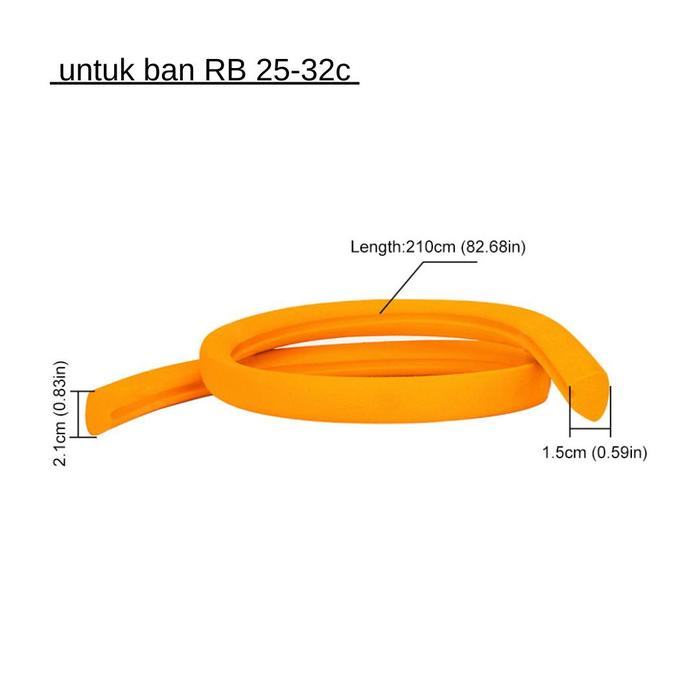 Gambar ZTTO Sponge Air Liner Ban Dalam Sepeda Roadbike Gravel MTB DH E-bike Busa Pelapis Dalam Ban Tubeless Bicycle Tire Inserts Pad 700c 27.5 29 - 25-32c dari Kaligung Cycling Store undefined Tokopedia