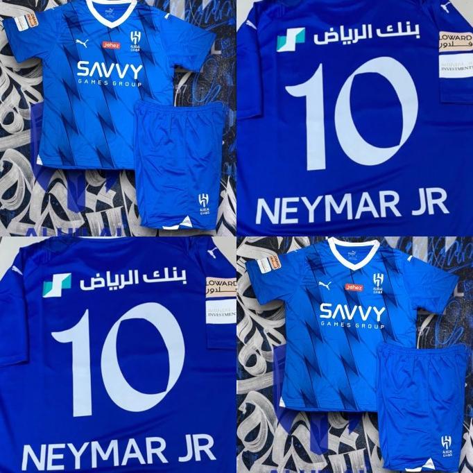 Gambar READY!!! JERSEY BAJU BOLA ANAK AL HILAL HOME KIDS 2023/2024 + NAMESET GRADE ORI - 16 (2-4 thn) dari Teti Fil undefined Tokopedia