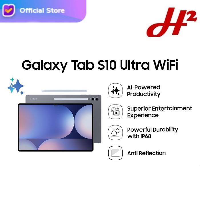 Gambar Samsung Galaxy Tab S10 Ultra WiFi 12/256GB - Garansi Resmi - Regular dari H2 Cellular Store undefined Tokopedia
