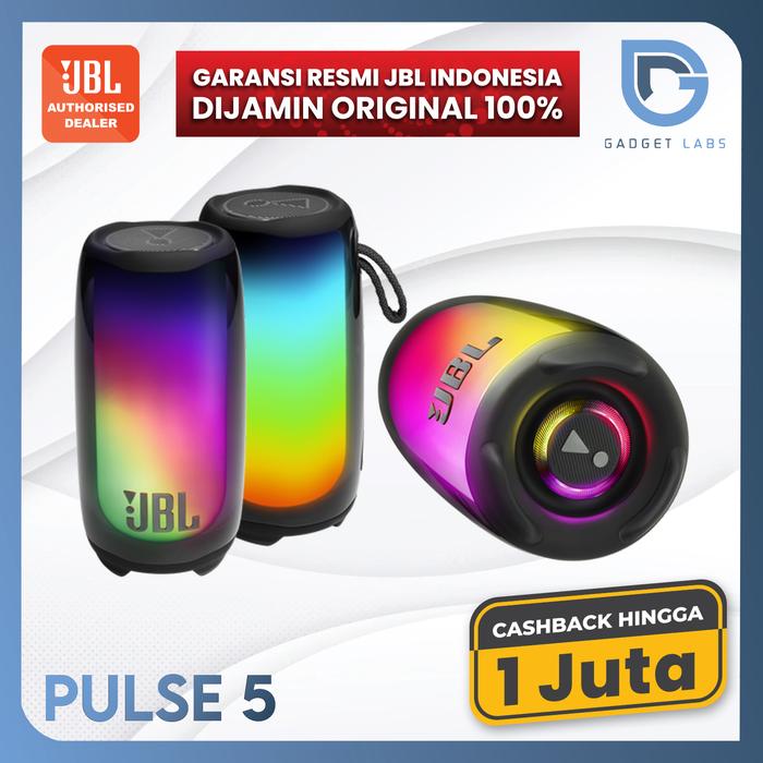 Gambar JBL Pulse 5 Bluetooth Speaker Portable With RGB Light - Resmi IMS - Black dari Gadget Labs undefined Tokopedia