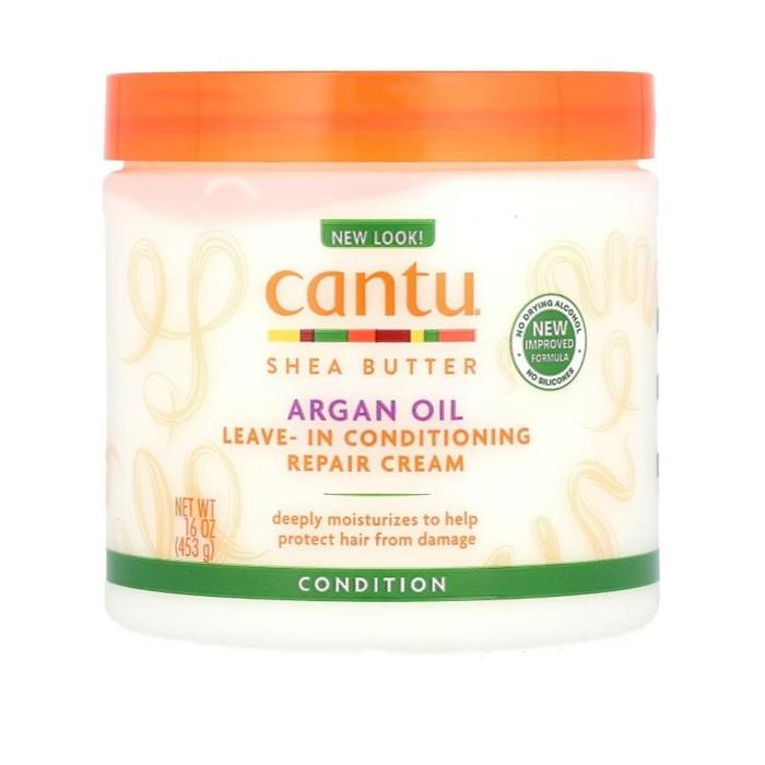 Gambar CANTU ARGAN OIL/ SHEA BUTTER LEAVE-IN CONDITIONING REPAIR CREAM 453 gr Original Product - Argan Oil dari Srigunna Store undefined Tokopedia