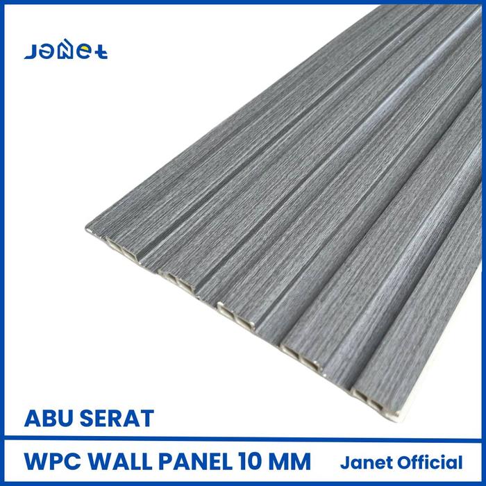 Gambar Wpc Wall Panel Sample 10mm Wood Panel DInding - abu serat dari Janet.id undefined Tokopedia