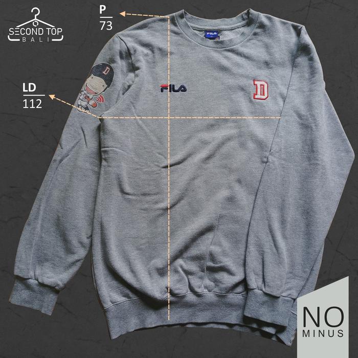 Gambar Sweater | Crewneck| by Fila dari Second Top Bali undefined Tokopedia