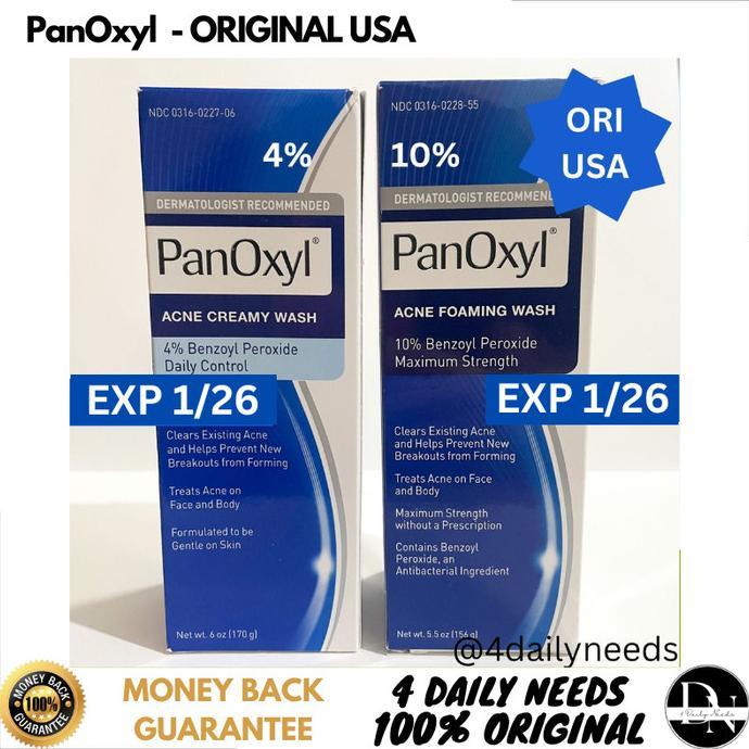 Gambar Panoxyl Acne Foaming Wash 10% Benzoyl Peroxide 4% Benzoyl Ori Usa Original Best Seller - PanOxyl 4% dari amaliyatus undefined Tokopedia
