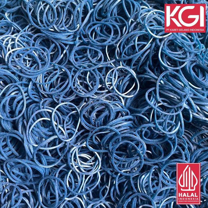 Gambar KARET GELANG PENTIL KECIL GROSIR ISI 500 GR - WARNA MERAH, KUNING, HIJAU DAN MIX - Biru dari Karet Gelang Indonesia undefined Tokopedia