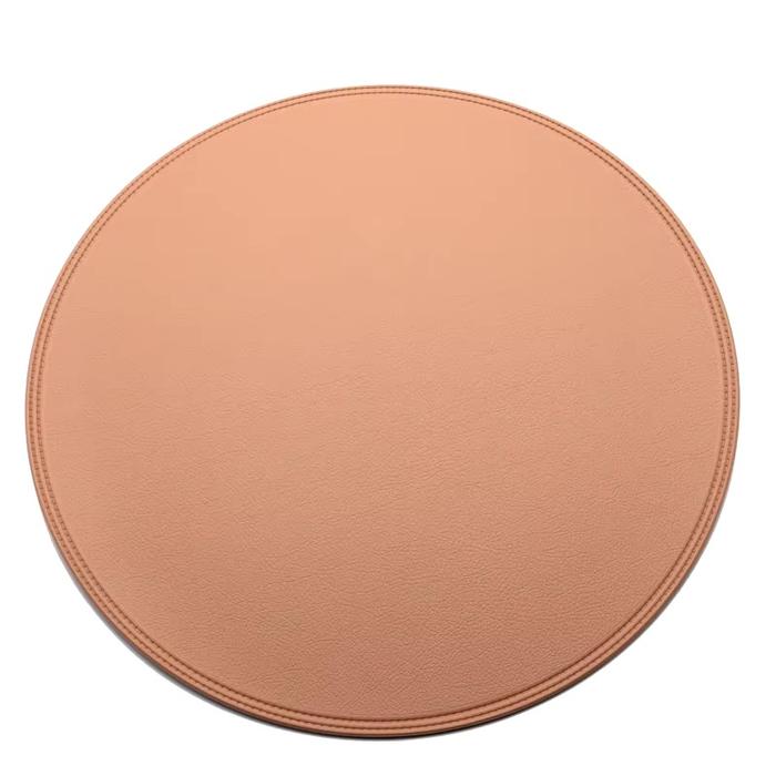 Gambar Tatakan Piring Kulit dan Tatakan Gelas Tahan Air High Quality - Pink dari Home Decor Zega undefined Tokopedia