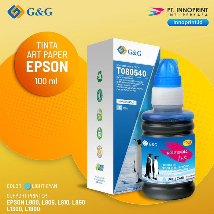 Gambar 1 SET 6 WARNA Tinta Art Paper G&G Original Compatible Untuk Head Print Epson - Hitam, 100 ml - MAGENTA dari naurashop96 undefined 4 Tokopedia