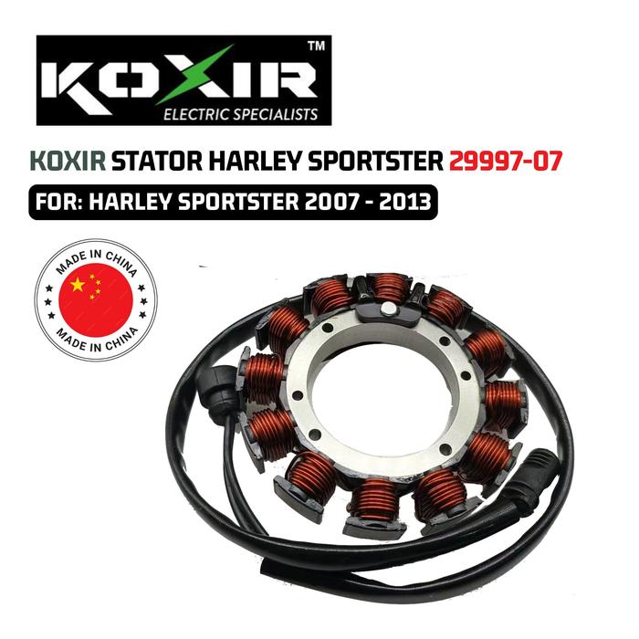 Stator For Harley Sportster 2007-2013 XL 883 & XL1200 - Replaces OEM #29997-07A 5 thumbnail image