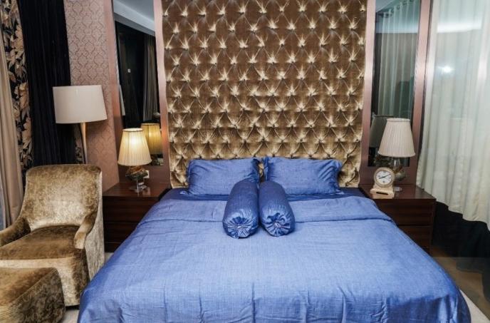 Gambar Sprei Tencel 100% Original Lenzing - Packaging Mewah - Bolga - VICTORIA BLUE, SUPER SINGLE dari Raja Mana55 undefined Tokopedia