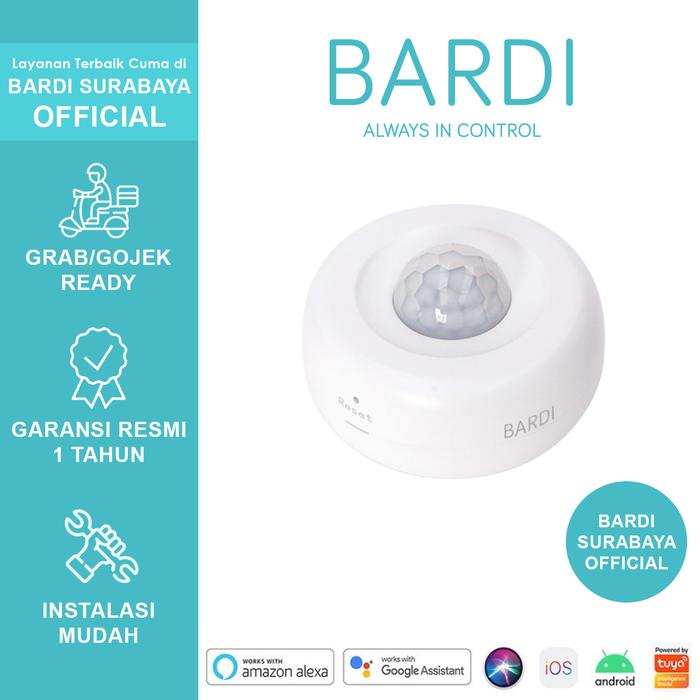 Gambar BARDI Smart Zigbee PIR Motion Sensor Gerak - PIR Motion Only dari BARDI Surabaya Official Kota Surabaya Tokopedia