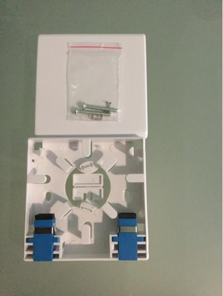 Gambar Roset Fiber Optic 2 CORE / ROSET FTTH 2 CORE / ROSET PLASTIK 2 CORE - Kosongan dari Harco Lapak undefined 3 Tokopedia