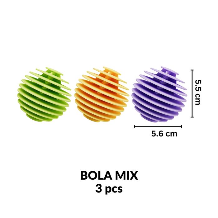 Gambar ZOZO Laundry Ball Bola Karet Mesin Cuci Pencuci Baju Pakaian - Bola Mix dari ZOZO INDONESIA_NEW undefined Tokopedia