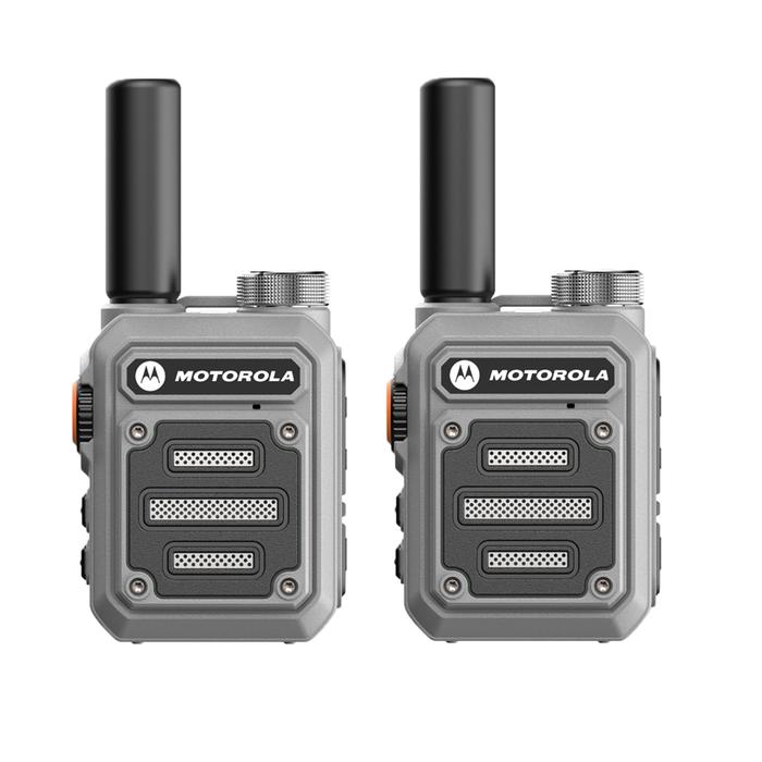Gambar 2 Unit HT Motorola MT-918 Mini Walkie Talkie Jarak Jauh Simpel Praktis - Abu-abu dari Online99Store_NEW undefined Tokopedia